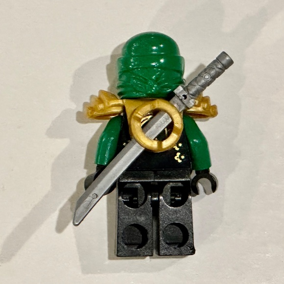 LEGO ⚔️ Ninjago Lloyd ZX the Final Battle Green Ninja njo070 with Silver Sword - Picture 5 of 7